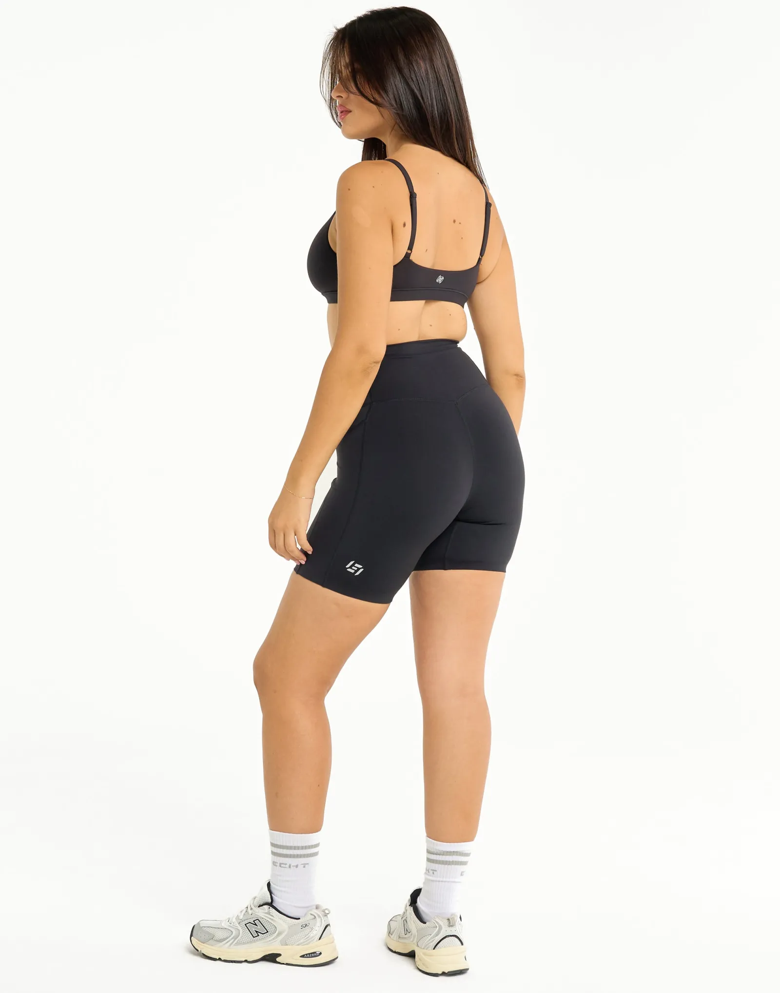 Best ECHT Air High Waisted Pocket Shorts 6" Black