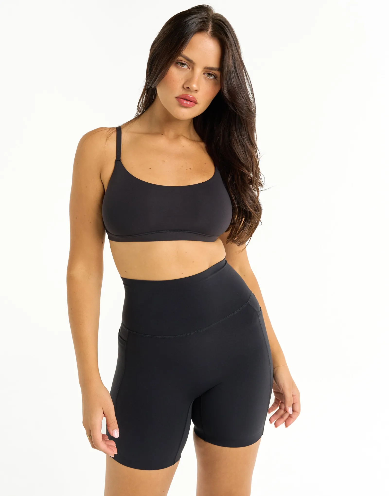 Best ECHT Air High Waisted Pocket Shorts 6" Black