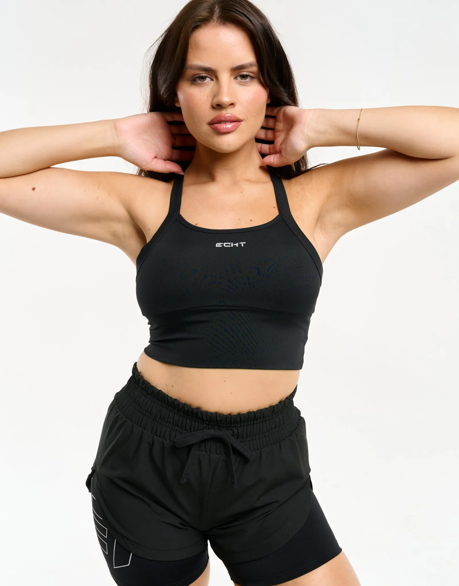Online ECHT Air Support Crop Tank Black