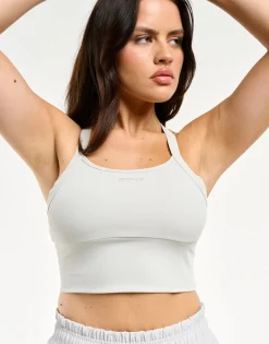 Best ECHT Air Support Crop Tank Micro Grey