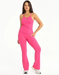 Best ECHT Air Support Tank with Built in Bra Shelf Pink