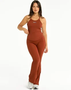 Sale ECHT Air Support Tank with Built in Bra Shelf Brown