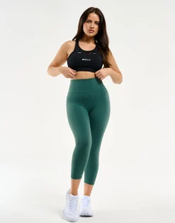 Discount ECHT All Day Crop Leggings Green