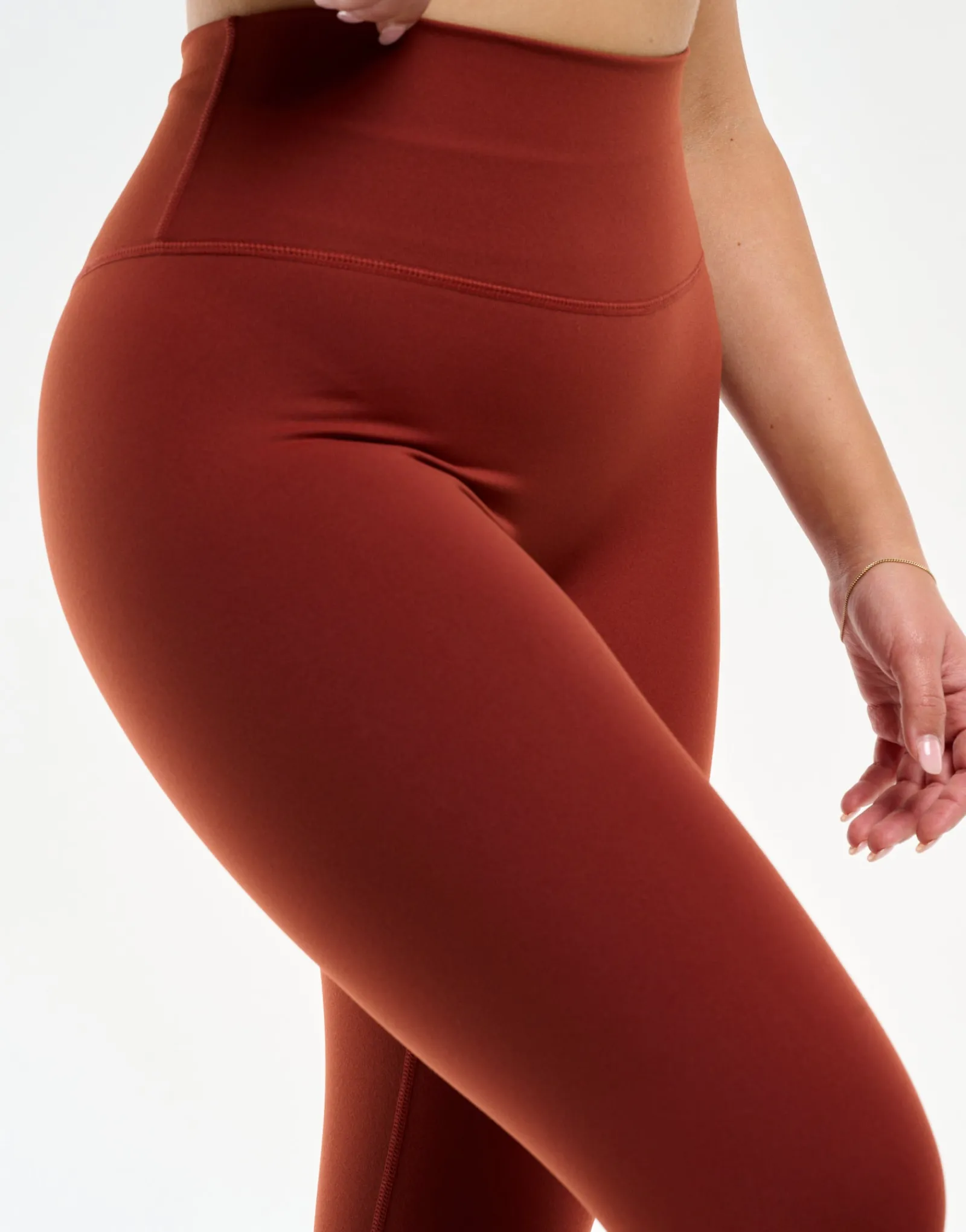 New ECHT All Day Crop Leggings Brown