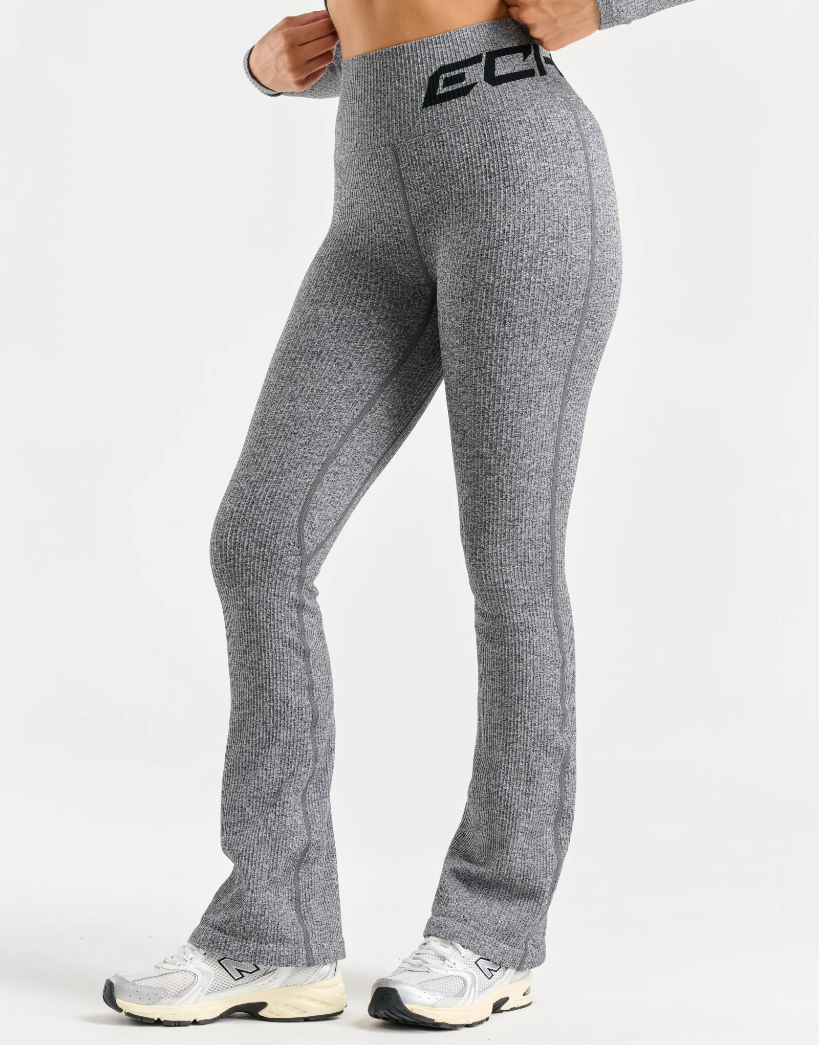 Hot ECHT Arise Comfort Flare Leggings Charcoal