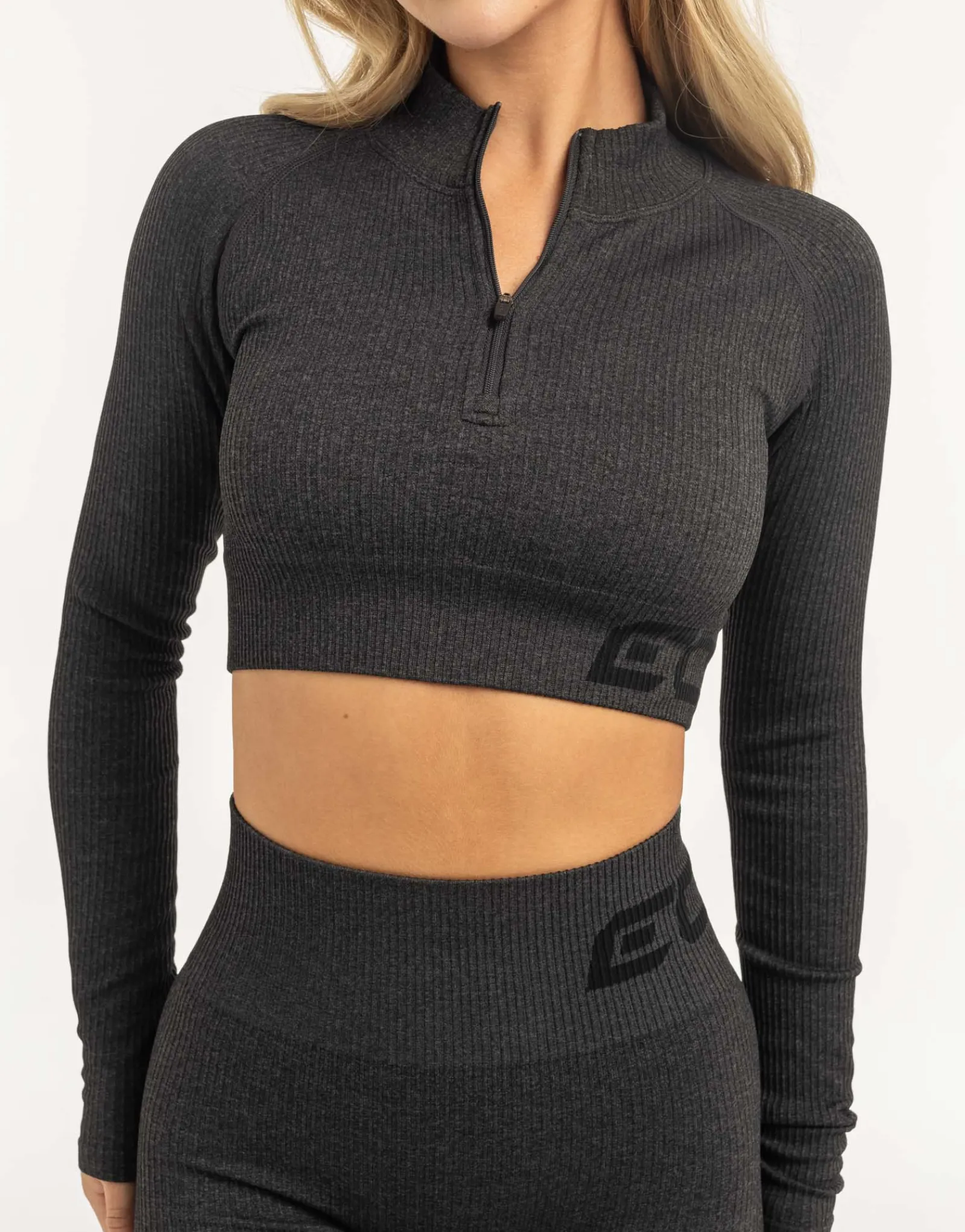 Online ECHT Arise Comfort Zip Long Sleeve Pirate Black