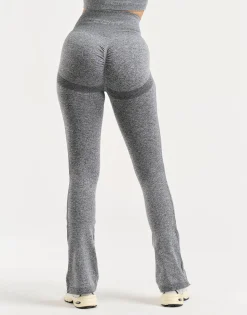 Clearance ECHT Arise Essential Flare Leggings Charcoal