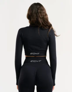 Discount ECHT Arise Essential Zip-Up Long Sleeve Black