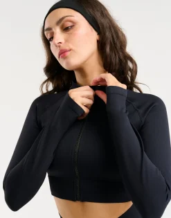 Discount ECHT Arise Essential Zip-Up Long Sleeve Black