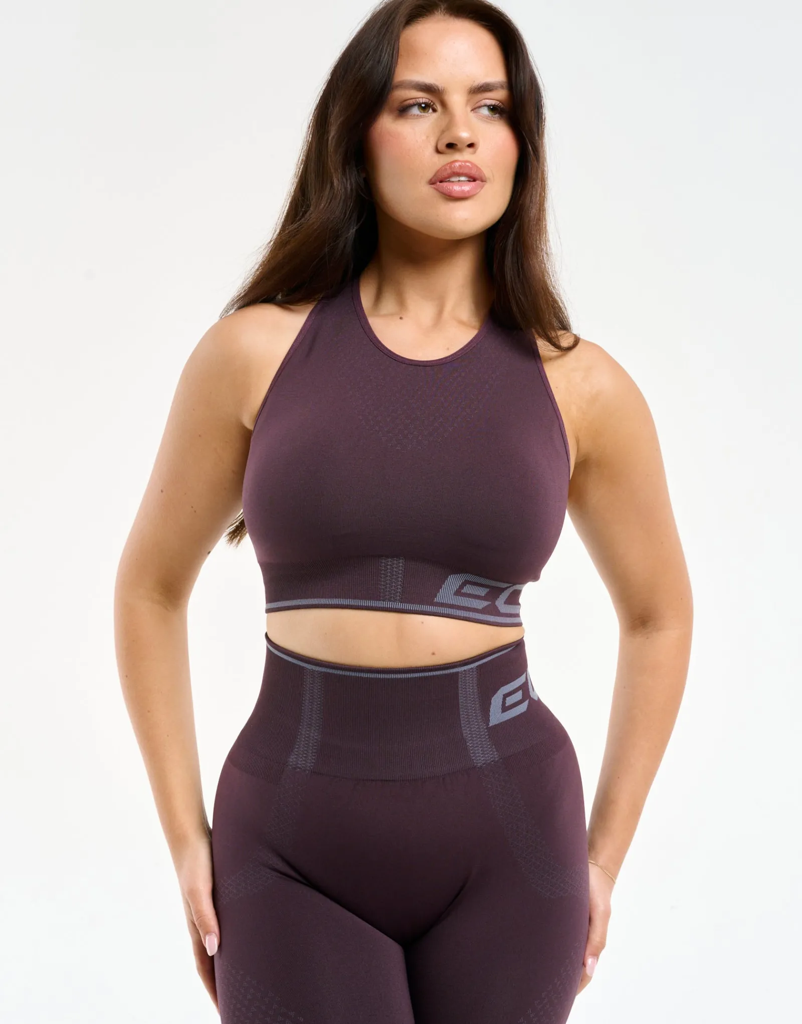 Best ECHT Arise Return Sports Bra Plum Purple