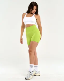 Discount ECHT Arise Seamless Essential Shorts Lime Green