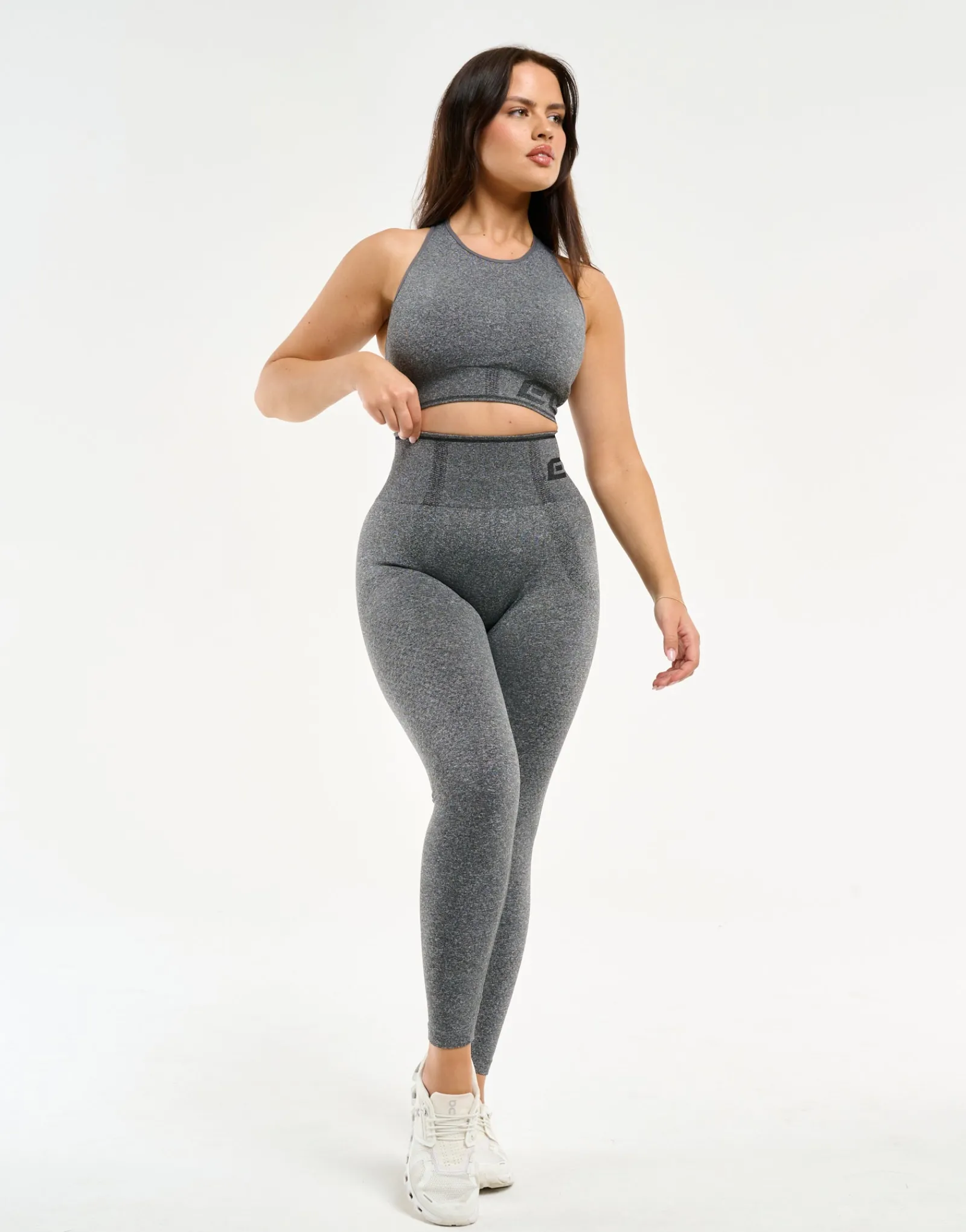 Clearance ECHT Arise Seamless Return Leggings Charcoal Grey