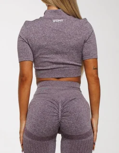 Outlet ECHT Arise Style Short Sleeve Purple Marl