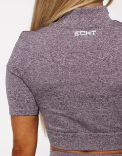 Outlet ECHT Arise Style Short Sleeve Purple Marl