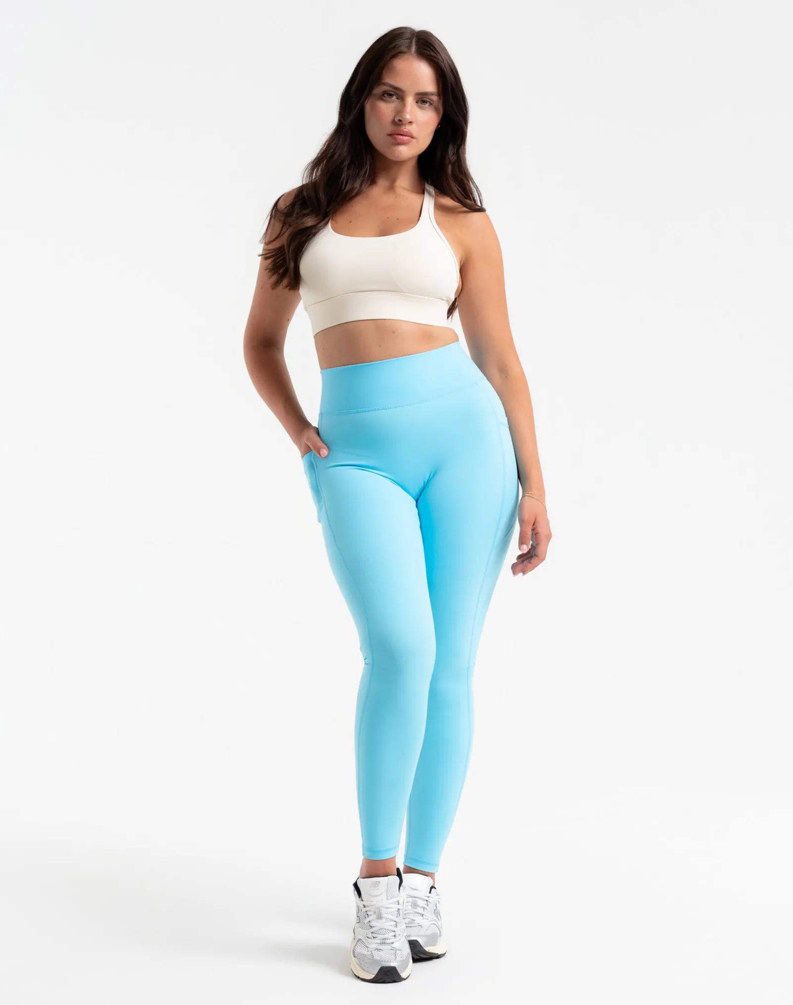 Sale ECHT Ascend Pocket Leggings 28" Baby Blue