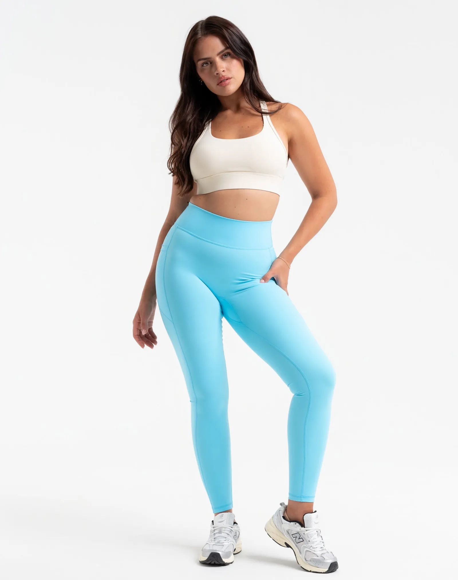 Sale ECHT Ascend Pocket Leggings 28" Baby Blue