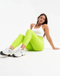 Sale ECHT Ascend Pocket Leggings 28" Lime Green