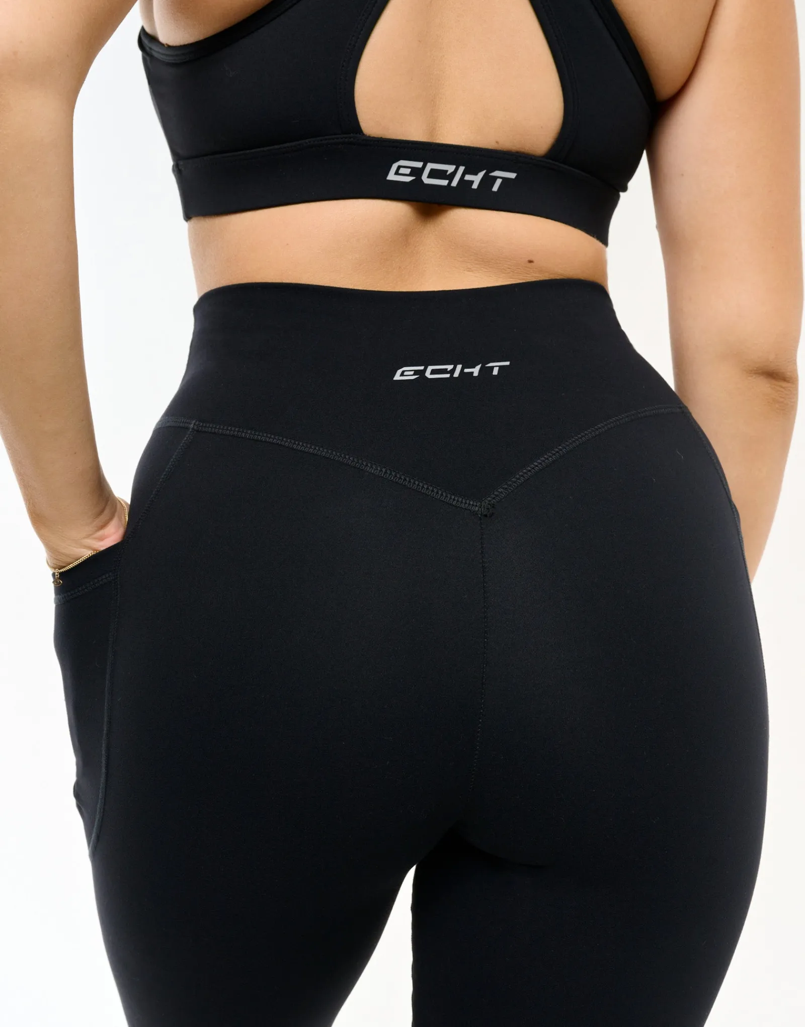 Online ECHT Ascend Pocket Leggings 25" Black