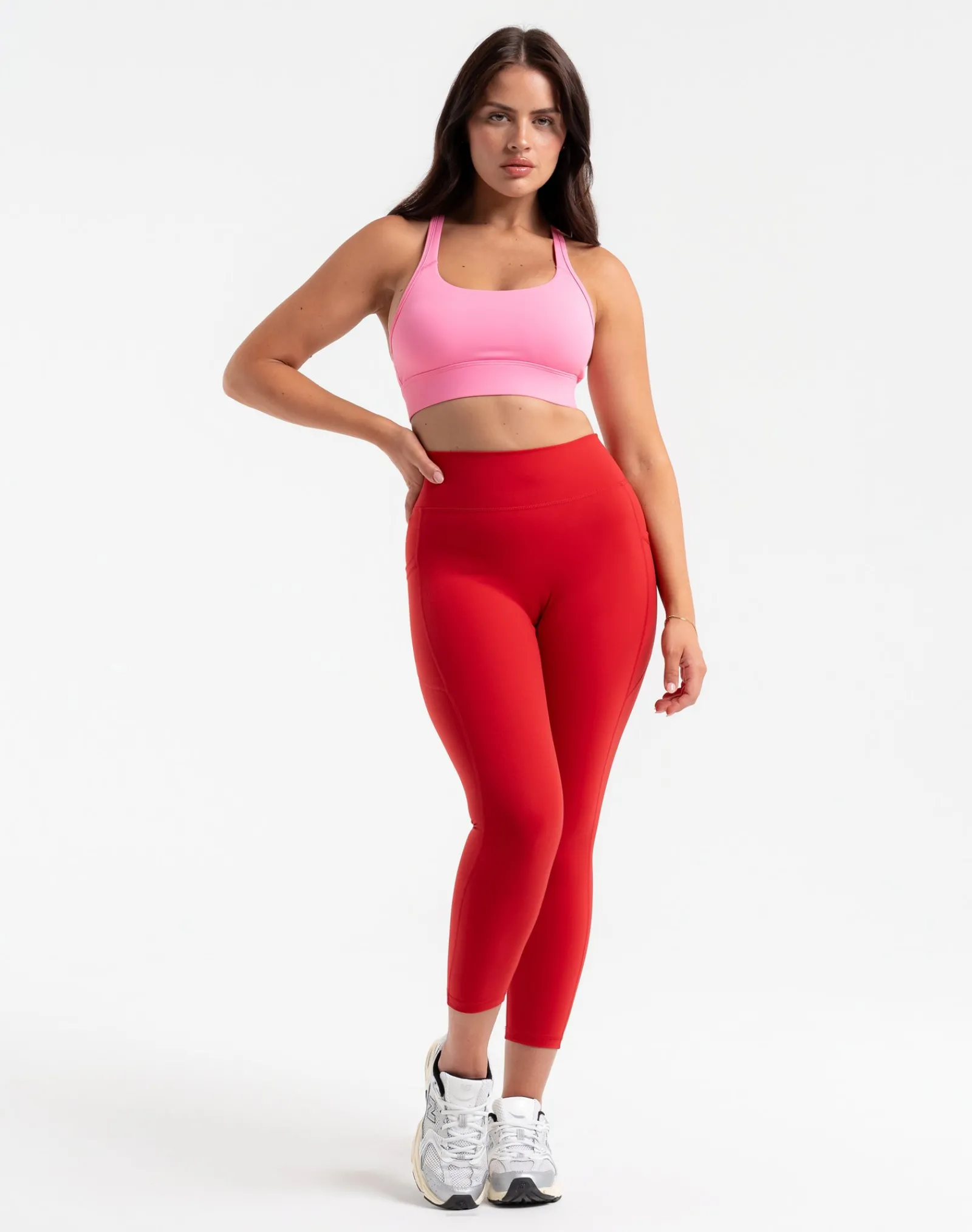 New ECHT Ascend Pocket Leggings 23" Scarlet Red
