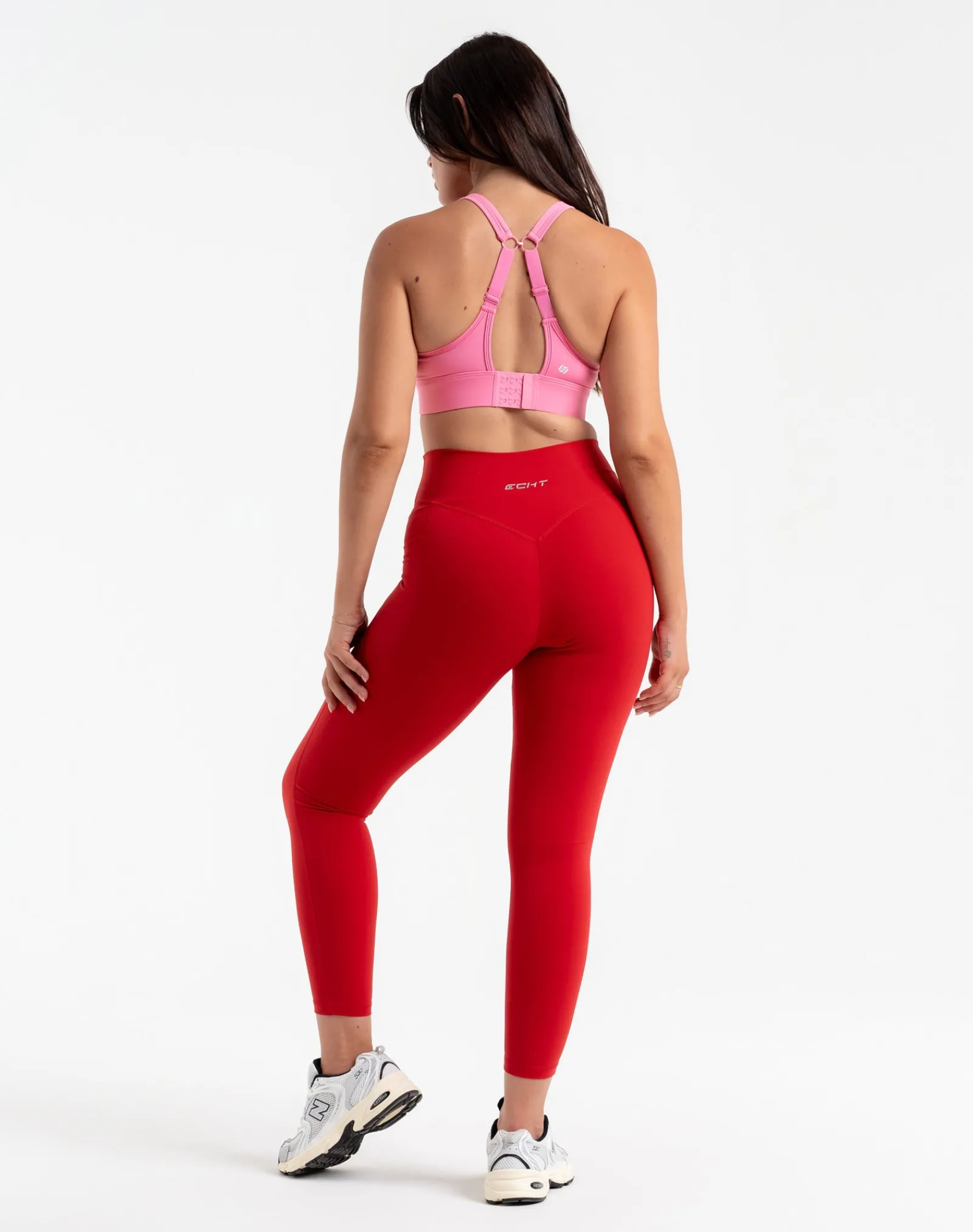 Sale ECHT Ascend Pocket Leggings 25" Scarlet Red