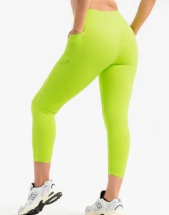 Online ECHT Ascend Pocket Leggings 23" Lime Green