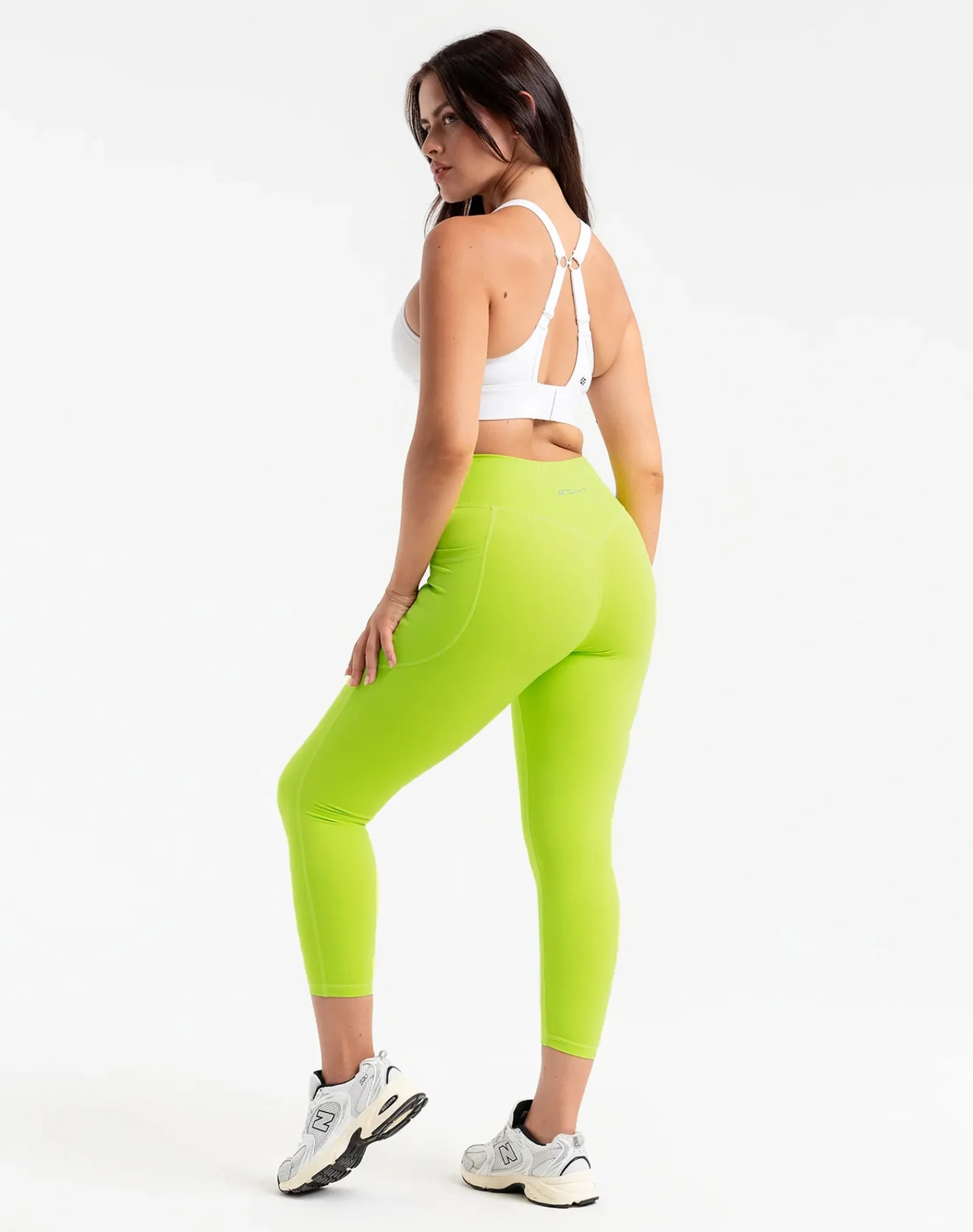 Online ECHT Ascend Pocket Leggings 23" Lime Green
