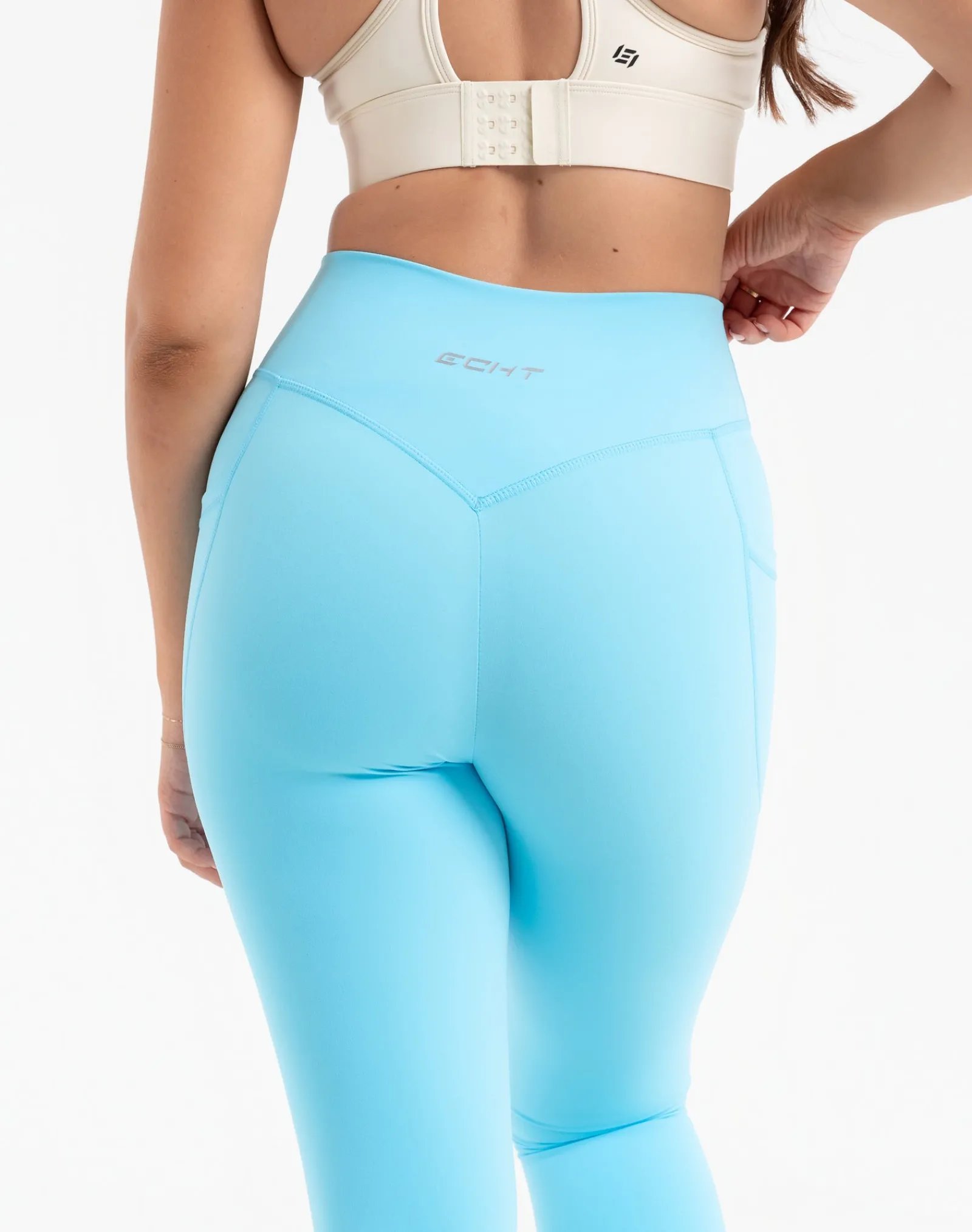 Discount ECHT Ascend Pocket Leggings 23" Baby Blue