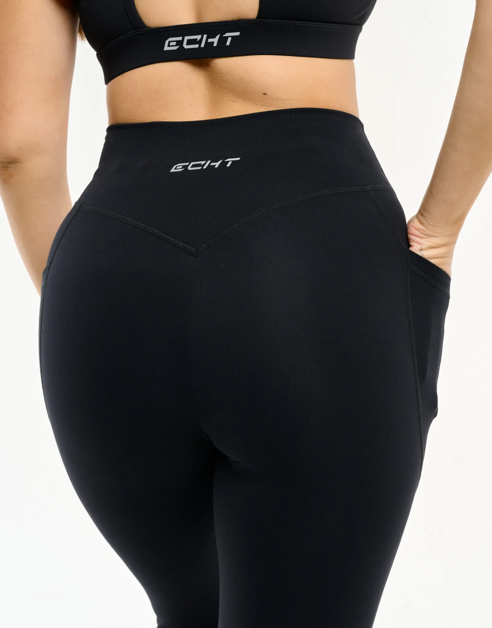 Discount ECHT Ascend Pocket Leggings 28" Black