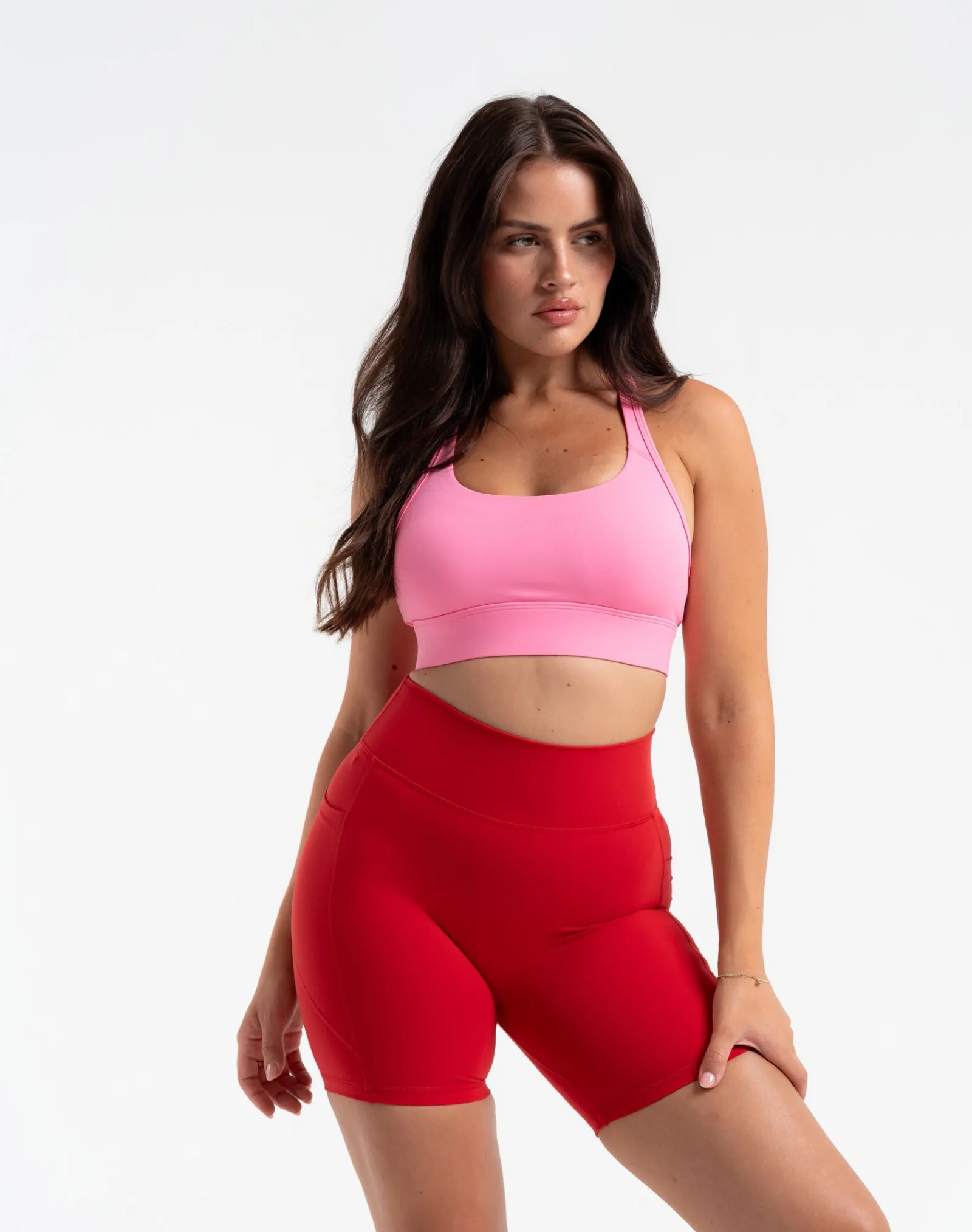 Discount ECHT Ascend Pocket Shorts 6" Scarlet Red