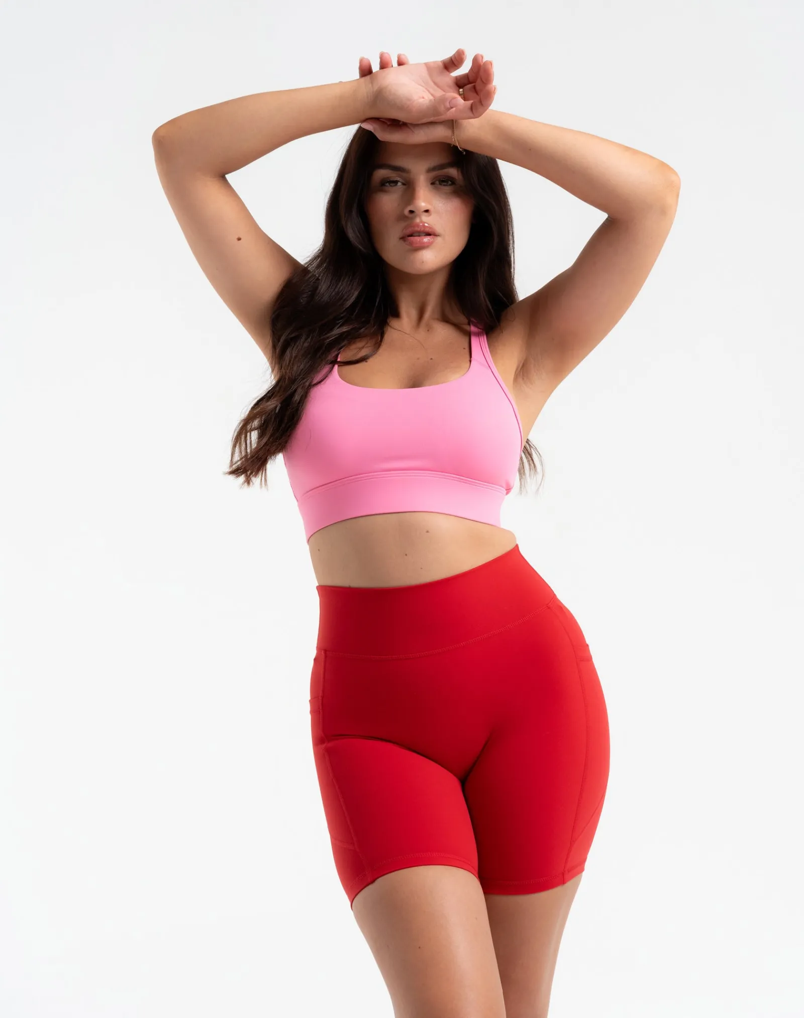 Discount ECHT Ascend Pocket Shorts 6" Scarlet Red