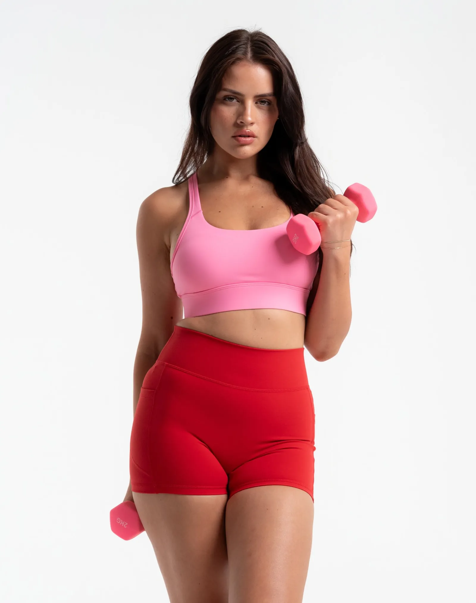 Online ECHT Ascend Pocket Shorts 4" Scarlet Red