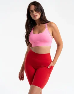 Fashion ECHT Ascend Pocket Shorts 8" Scarlet Red
