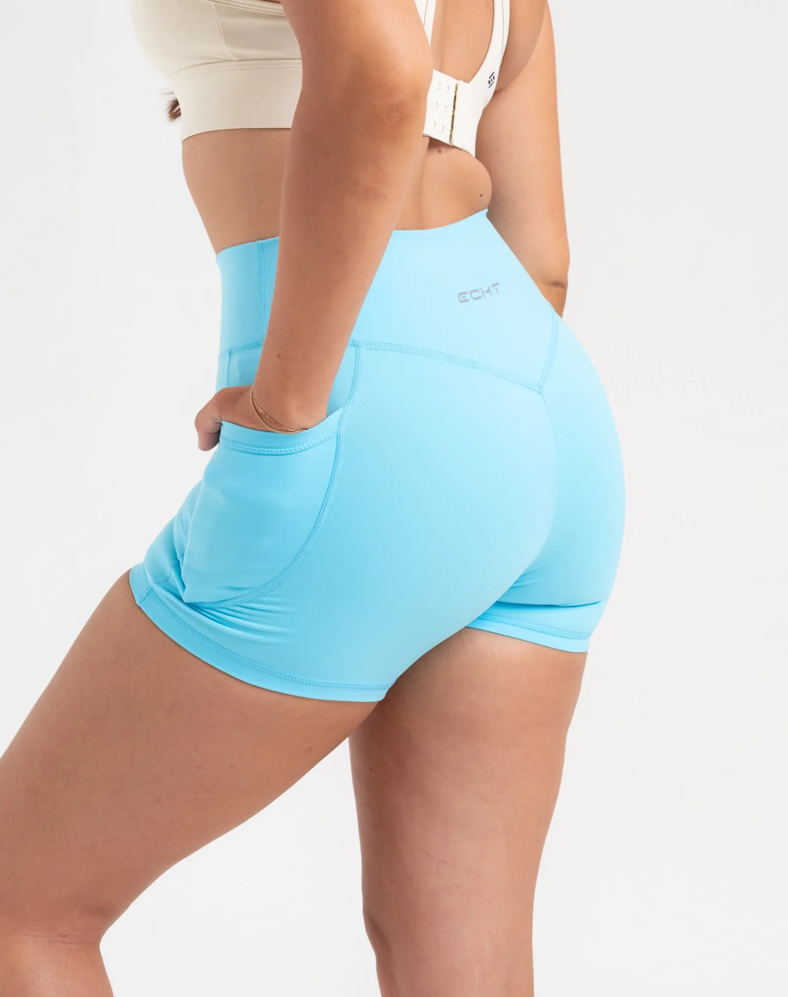 Online ECHT Ascend Pocket Shorts 4" Baby Blue