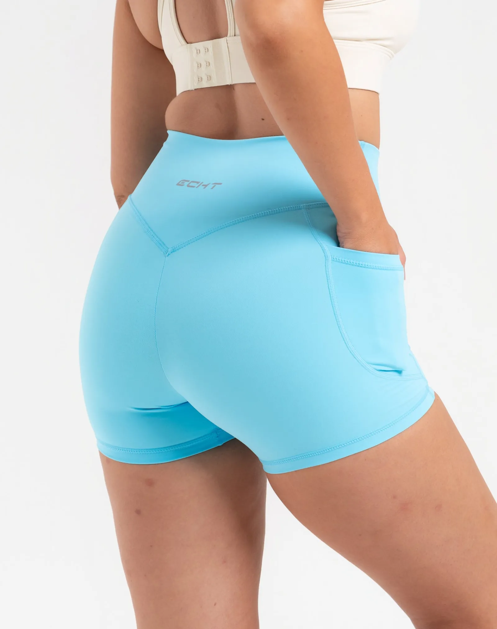 Online ECHT Ascend Pocket Shorts 4" Baby Blue
