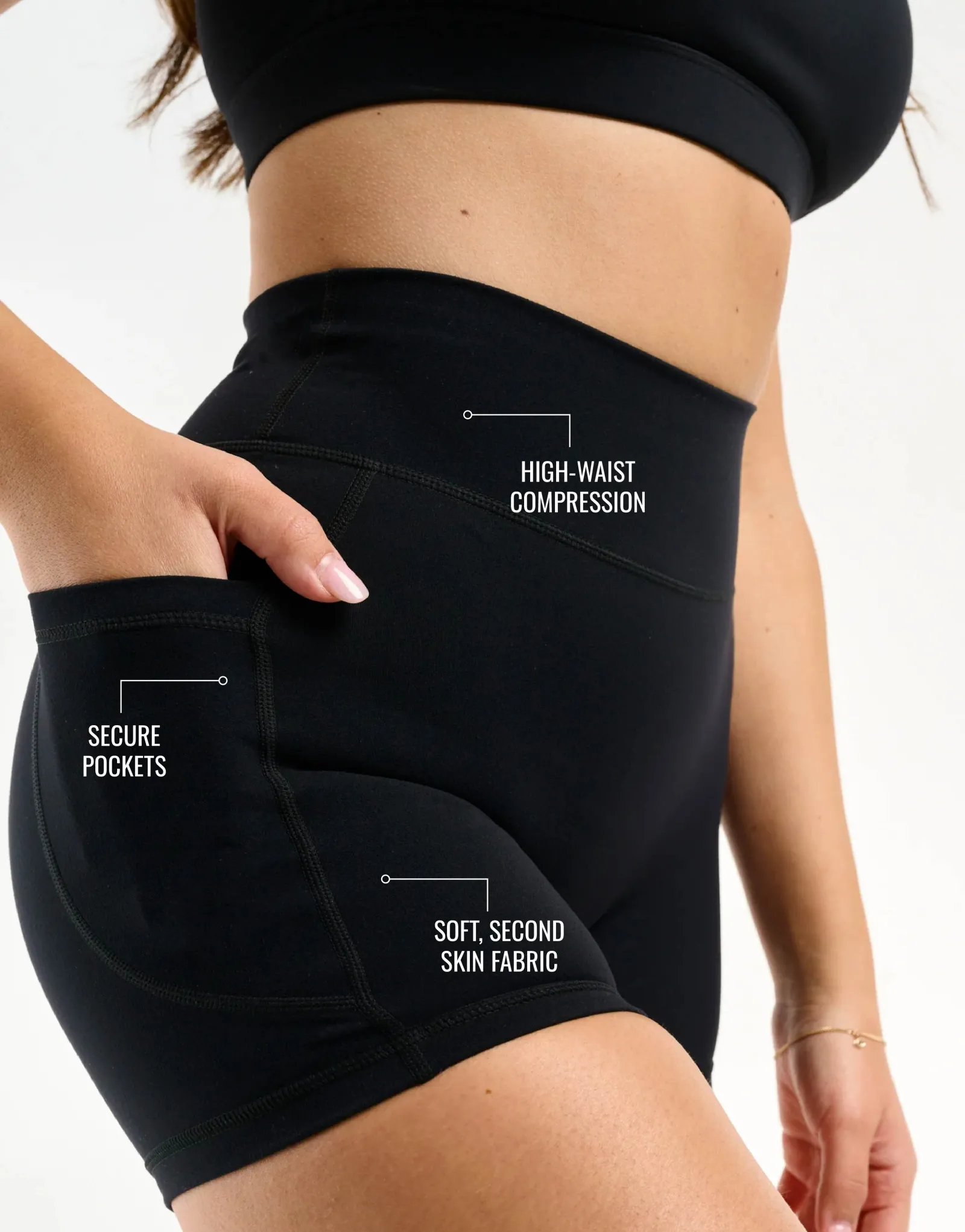 Best ECHT Ascend Pocket Shorts 4" Black