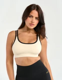 Sale ECHT Asymmetric Sports Bra Taupe