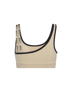 Sale ECHT Asymmetric Sports Bra Taupe