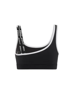 New ECHT Asymmetric Sports Bra Black