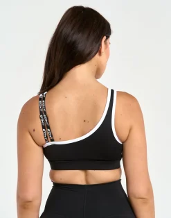New ECHT Asymmetric Sports Bra Black