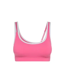 Clearance ECHT Asymmetric Sports Bra Pink
