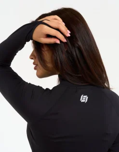 Clearance ECHT Athlete Crop Jacket Black