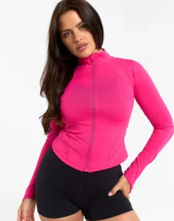 Fashion ECHT Athlete Crop Jacket Pink