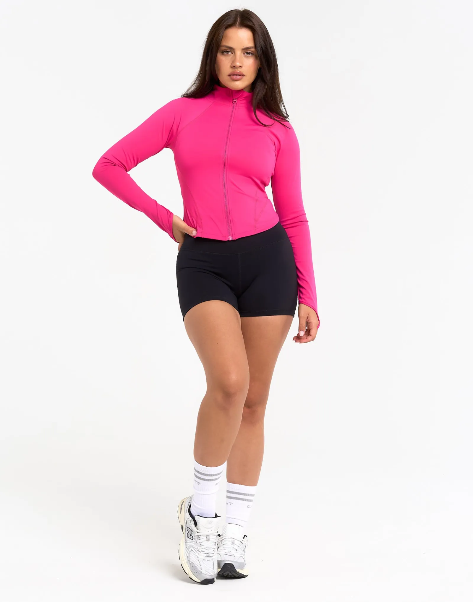 Fashion ECHT Athlete Crop Jacket Pink