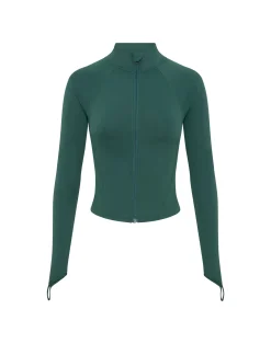 Discount ECHT Athlete Crop Jacket Green
