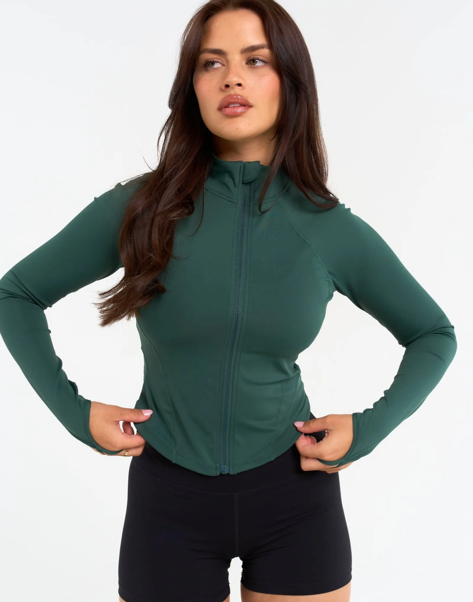 Discount ECHT Athlete Crop Jacket Green