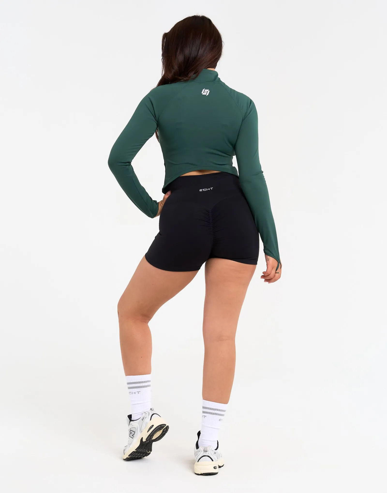 Discount ECHT Athlete Crop Jacket Green
