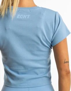 Hot ECHT Basics Baby Tee Process Blue