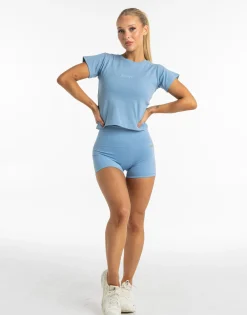 Clearance ECHT Basics Baby Tee Process Blue
