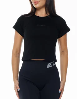Hot ECHT Basics Baby Tee Black