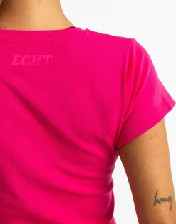 Online ECHT Basics Baby Tee Bright Pink